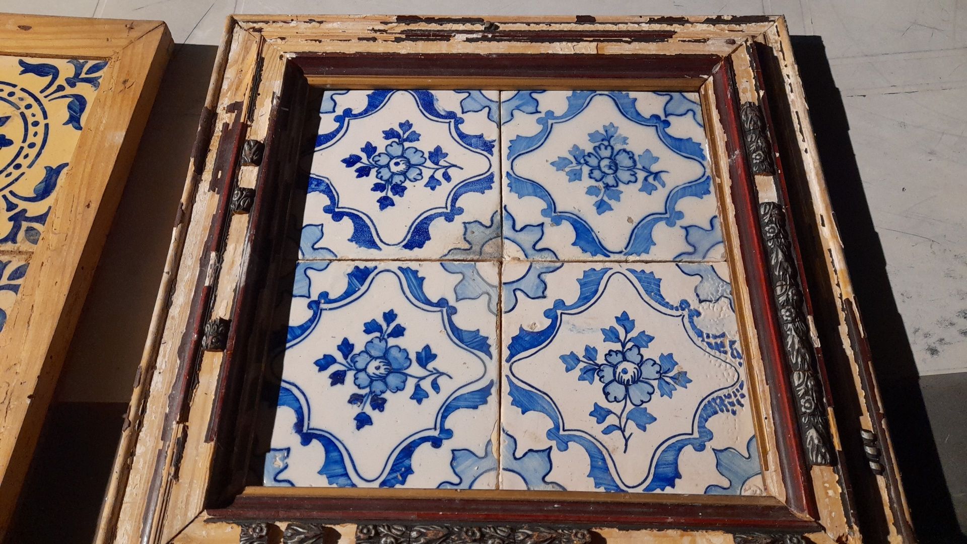 Azulejos antigos Portugueses Fábrica das Devesas Séc. XIX - Quadros