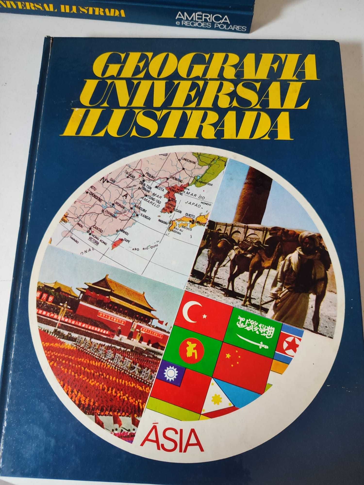 4 Livros de Geografia Universal Ilustrada