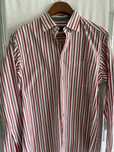 Camisa ás riscas Zegna Sport