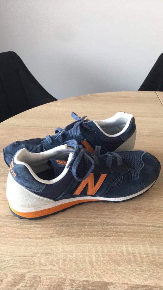 New Balance KL520OBY 39 24,5cm granatowe pomarańczowe model 520