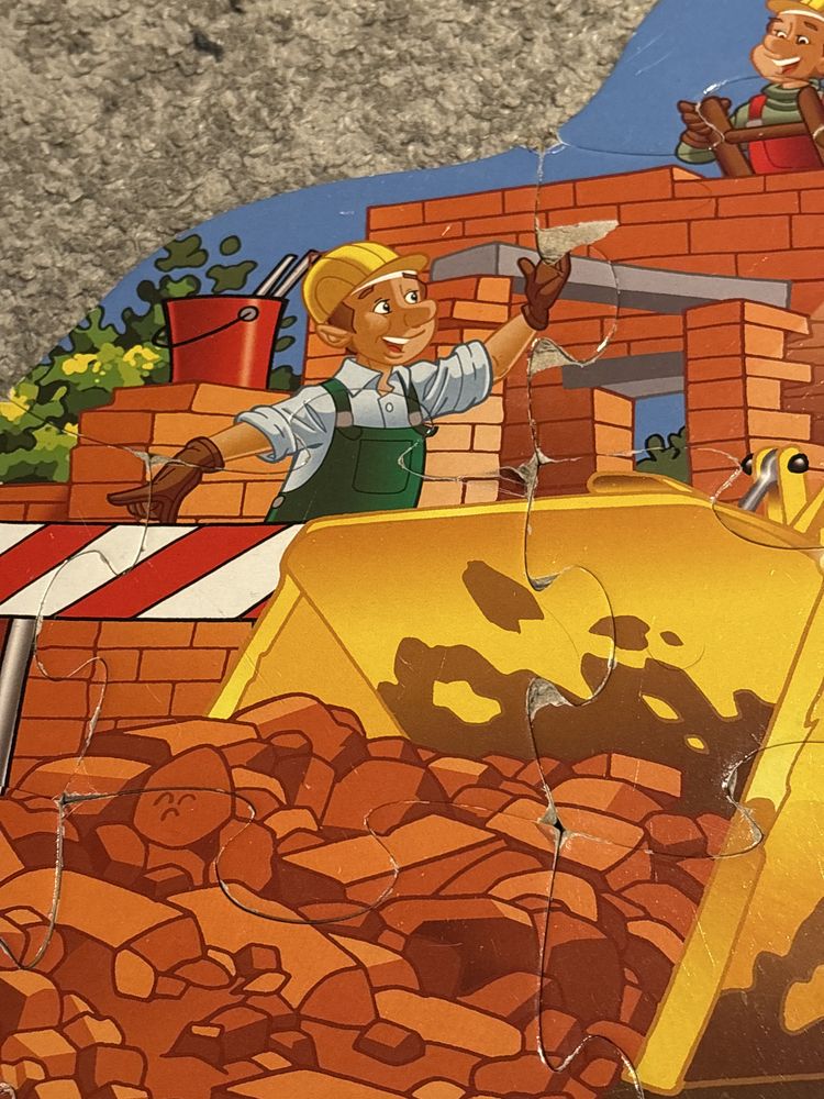 Puzzle Koparka 20 dużych elementów
