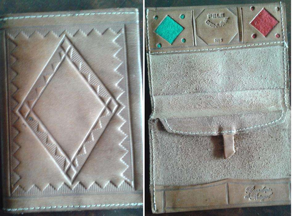 Carteiras e porta moedas em Pele - vintage