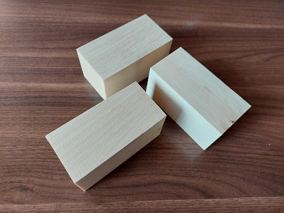 Klocki lipowe 10x5x5cm zestaw 6 szt.