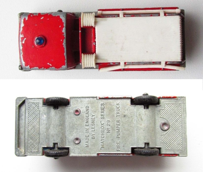 MATCHBOX модель Матчбокс 29 Fire Pumper Truck пажарная 1960 год.