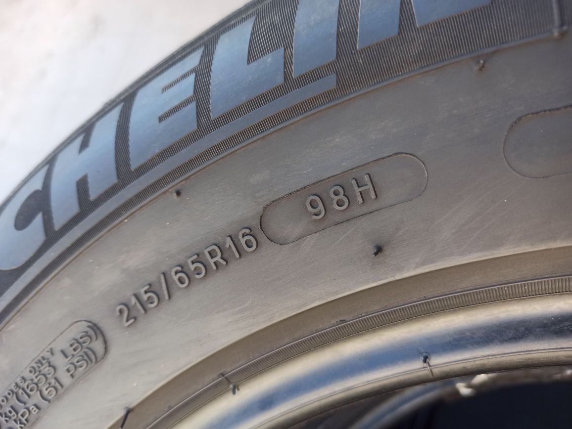 Летняя резина ПАРА 215/65 R16 Michelin Primacy 3