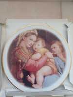 Prato de porcelana de coleção Jubileu 2000