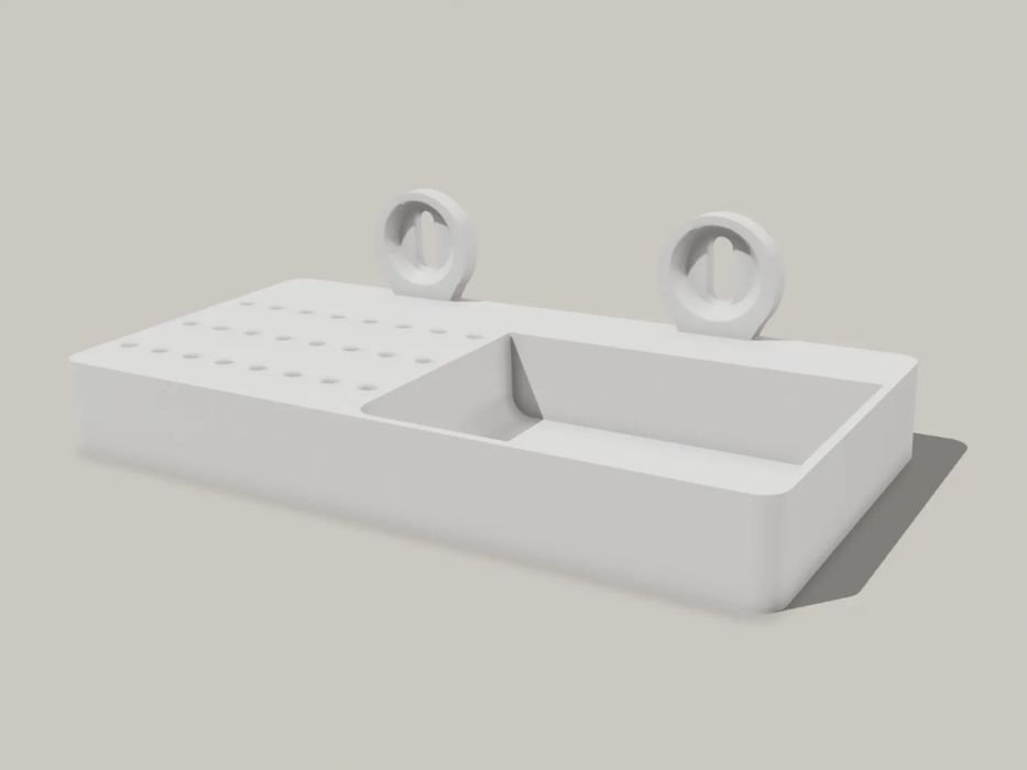 Suporte Dremel IKEA Skadis com Clip T