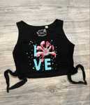 Crop top z nadrukiem