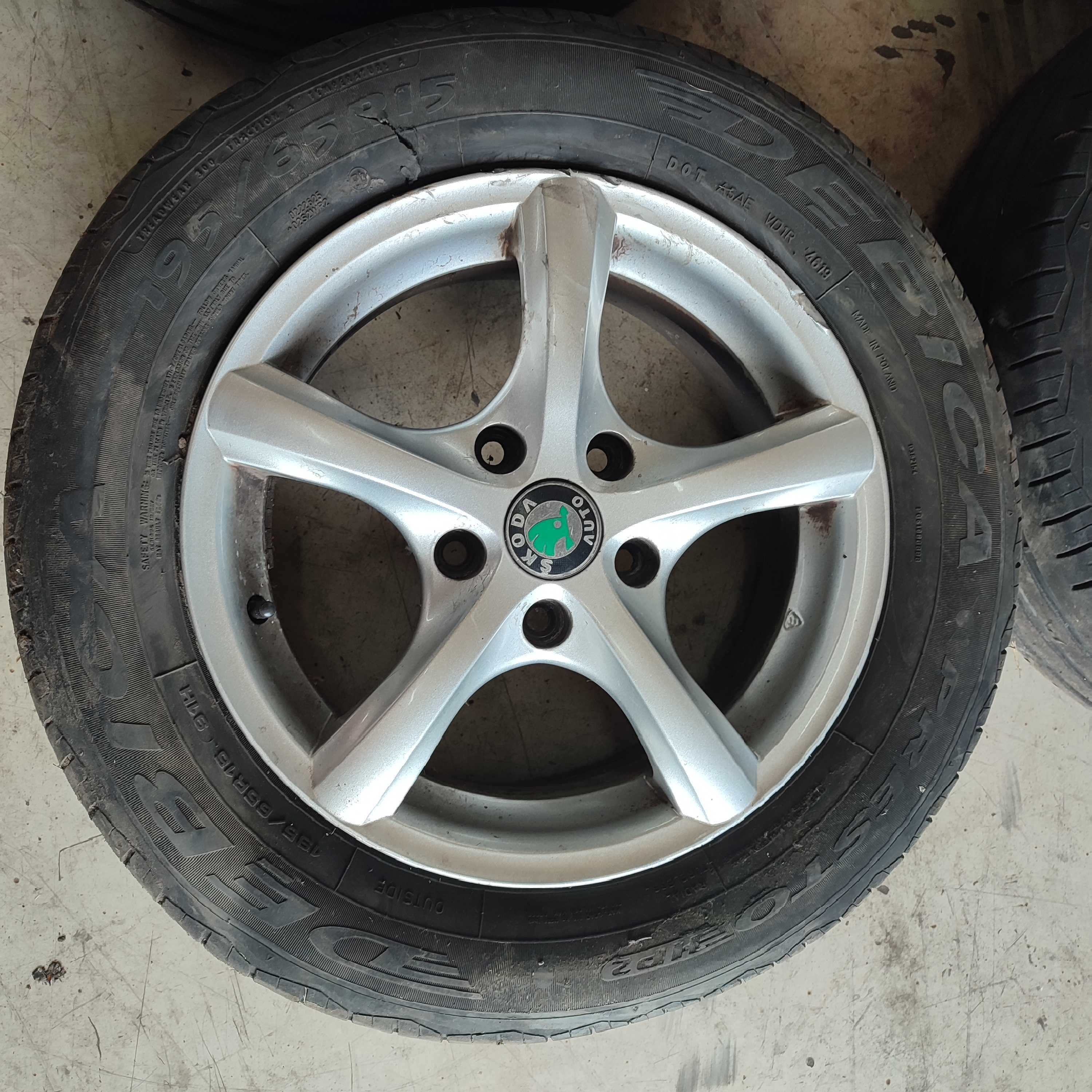 Koła felgi z oponami 6j 5x112 r15 VAG 195/65R15 57,1