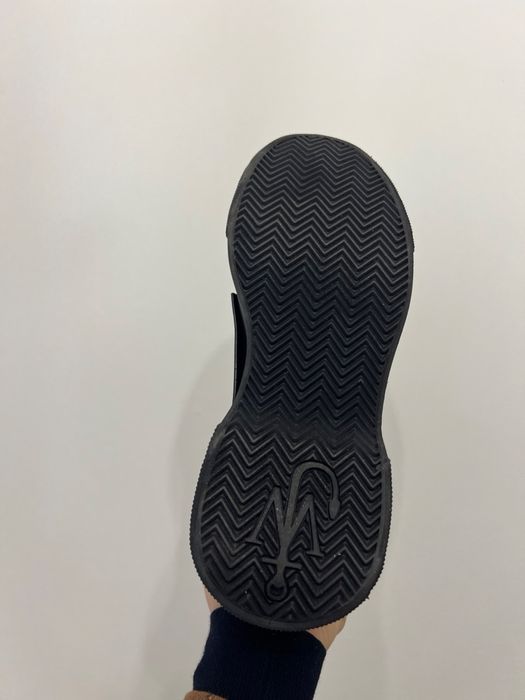 чорні кеди JW Anderson з натуральної шкіри