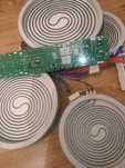 Pole grzejne  płyty ceramicznej Whirlpool Mod.AKT 801/NE 4 szt.