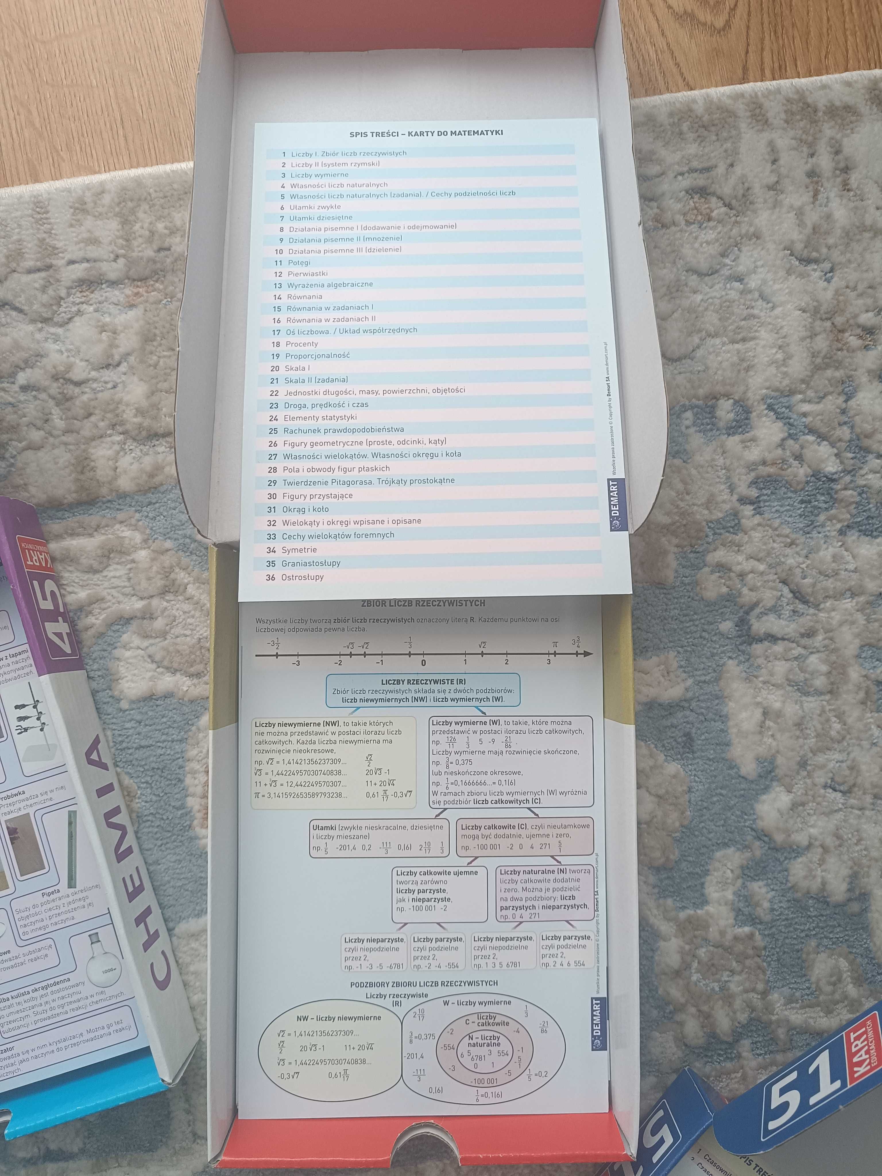 Karty do egzaminów, powtórki do testów, klasówek