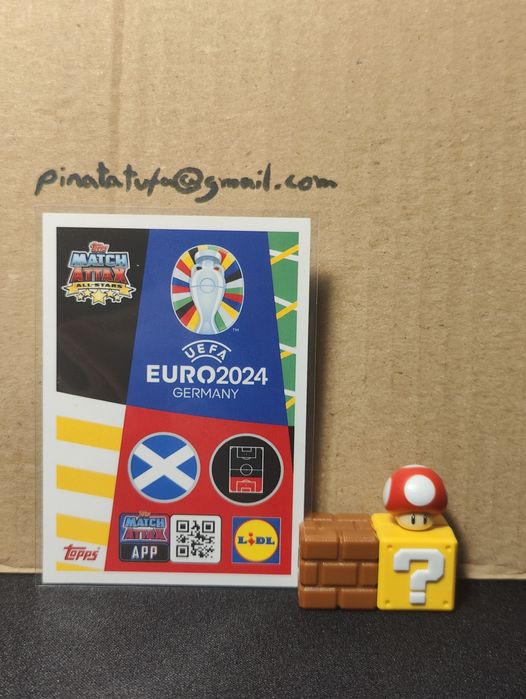 Carta Topps Kieran Tierney – Euro 2024 (Seleção da Escócia)