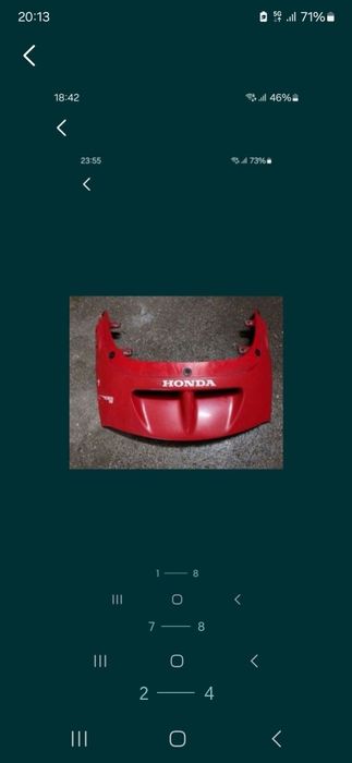 Piscas novos e frente