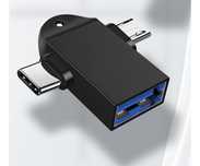 Адаптер перехідник OTG USB 3.0 Type-C + Micro USB
