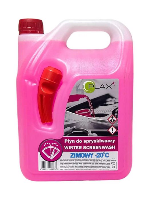 Омивач скла зимовий   5л  -20°С PLAX (з лійкою) Польща