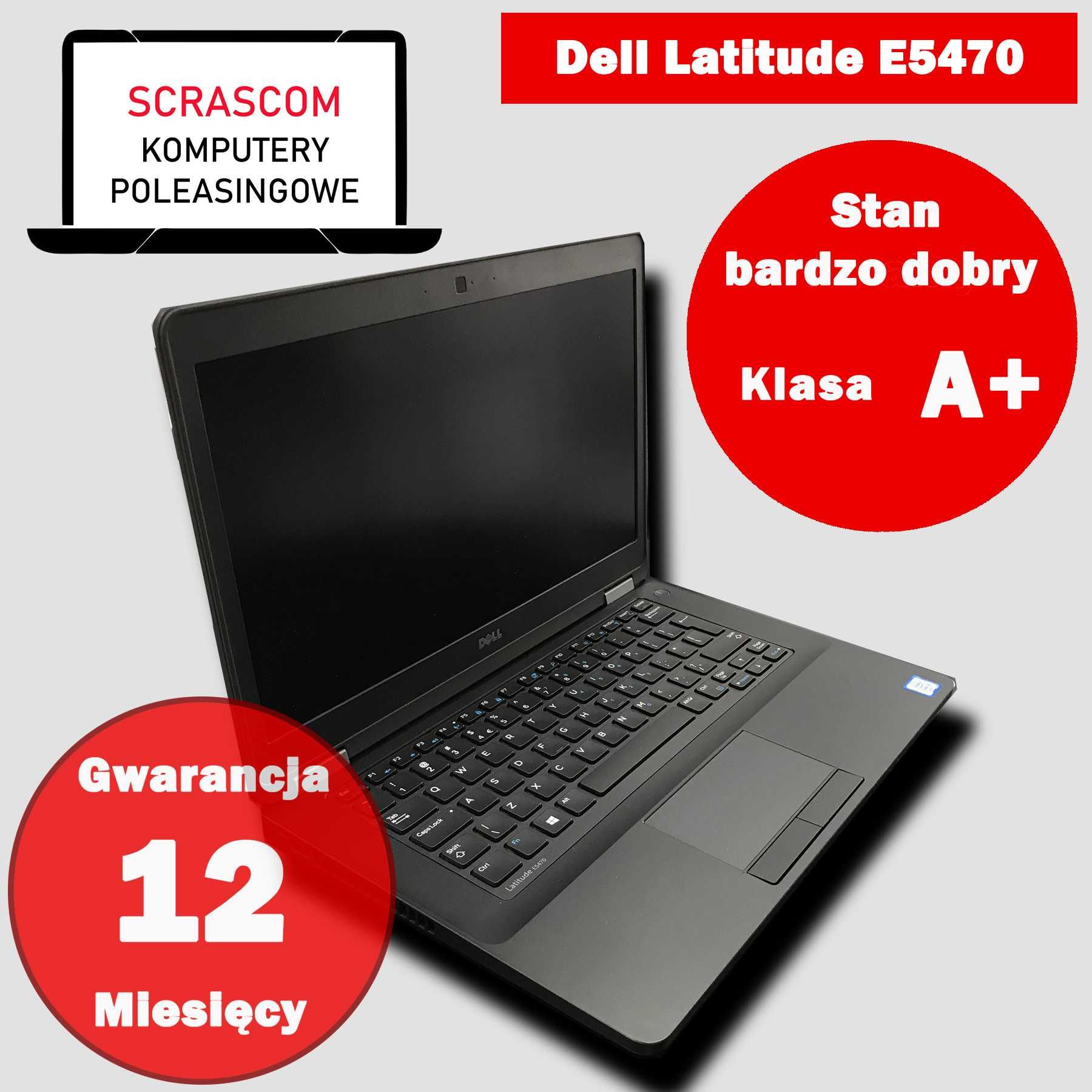 Laptop Dell Latitude E5470 i5 8GB 256GB SSD Windows 10 GWAR 12msc