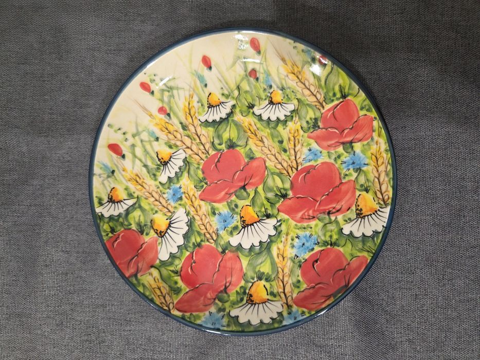 Talerz ceramika unikat 19cm z Bolesławca