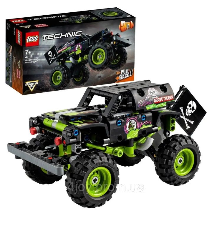 Конструктор LEGO 42118 Technic Monster Jam Grave Digger  машина  21