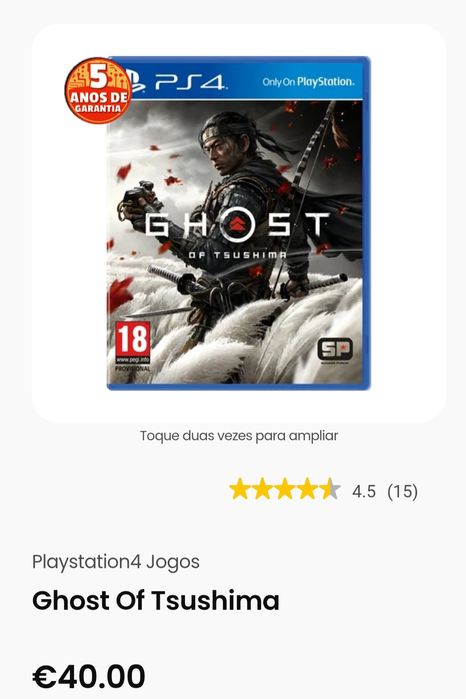 Ghost of Tsushima PS4