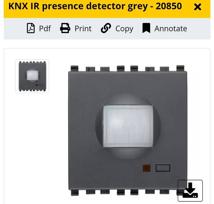 Электронный термостат KNX, Vimer.