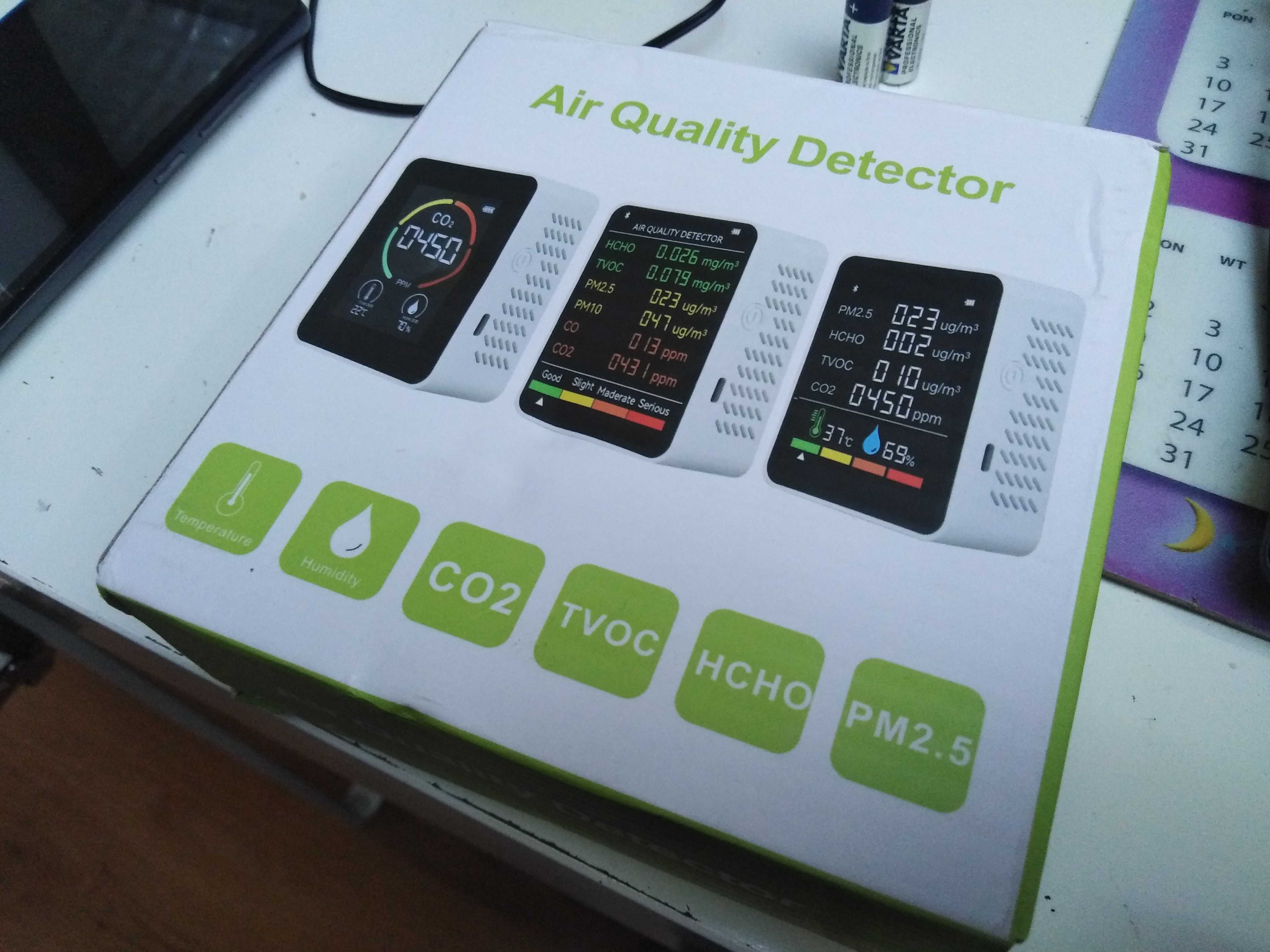 detektor czujnik jakości powietrza 5 w 1