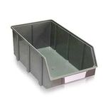 Caixa arrumação Stock SUC modelo "D" cinzenta 500x300x210mm