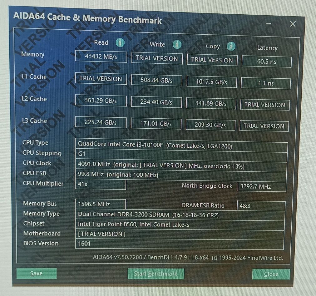 Процессор i3 10100f