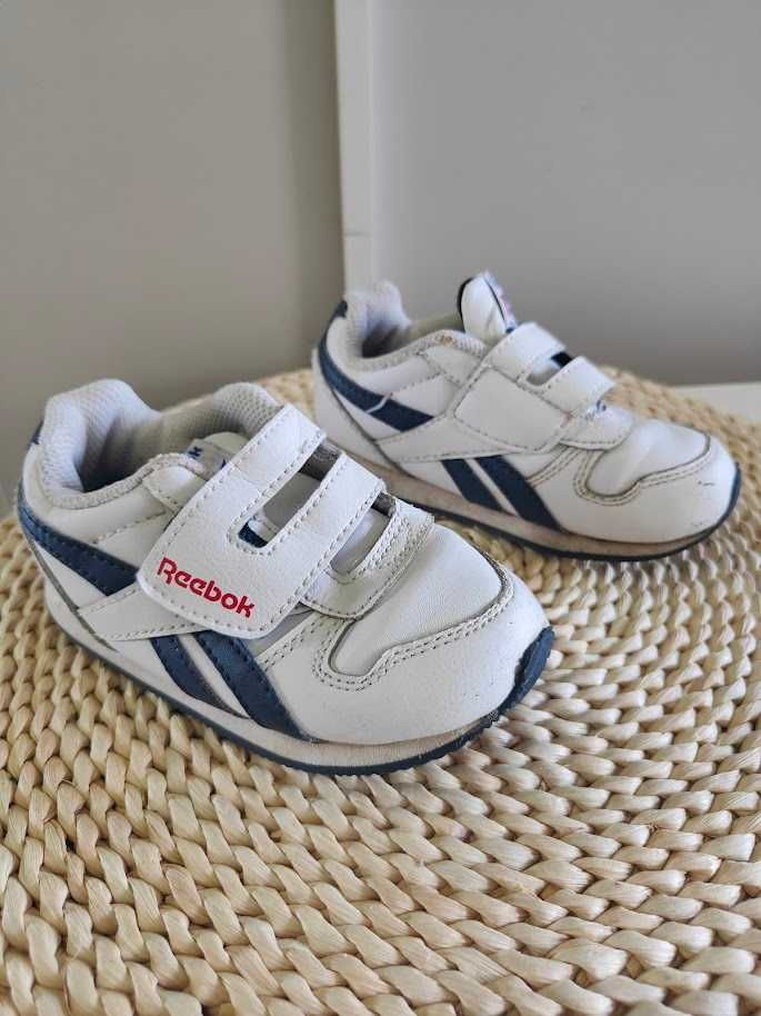 białe buty adidasy na rzepy Reebok 24,5