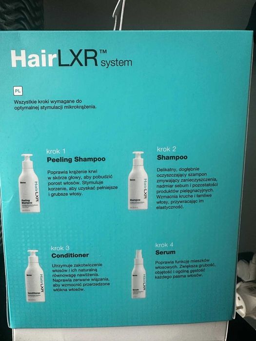 Hair LXR DERMZ zestaw kosmetyków na wypadające włosy