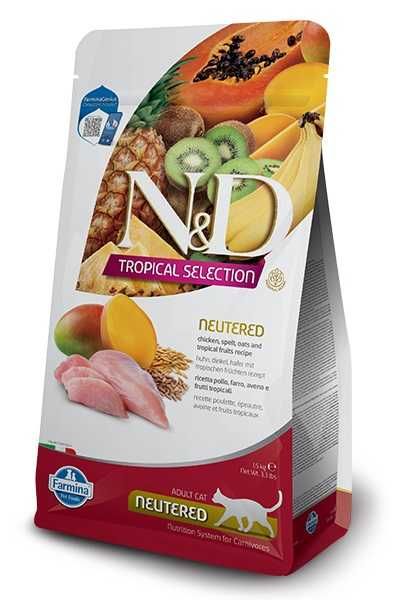 Farmina Cat N&D Tropical Adult Neutered chicken 1,5 kg