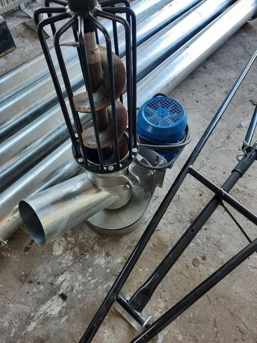 Rura ocynk nowa przedłużka do żmijka do zboża fi 110,140 nowa dostawa