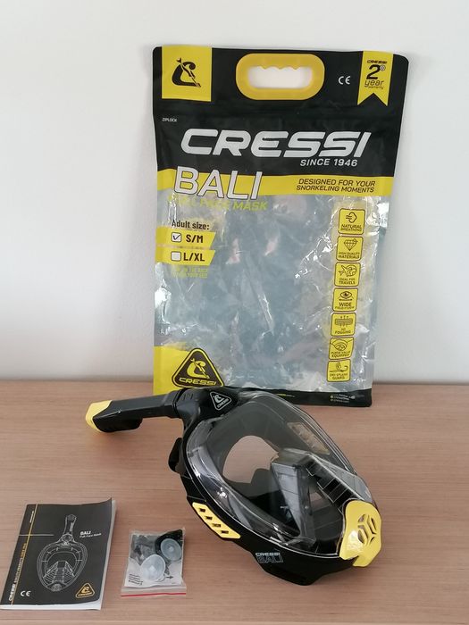 Maska do nurkowania CRESSI BALI S/M Maska pełnotwarzowa CRESSI BALI