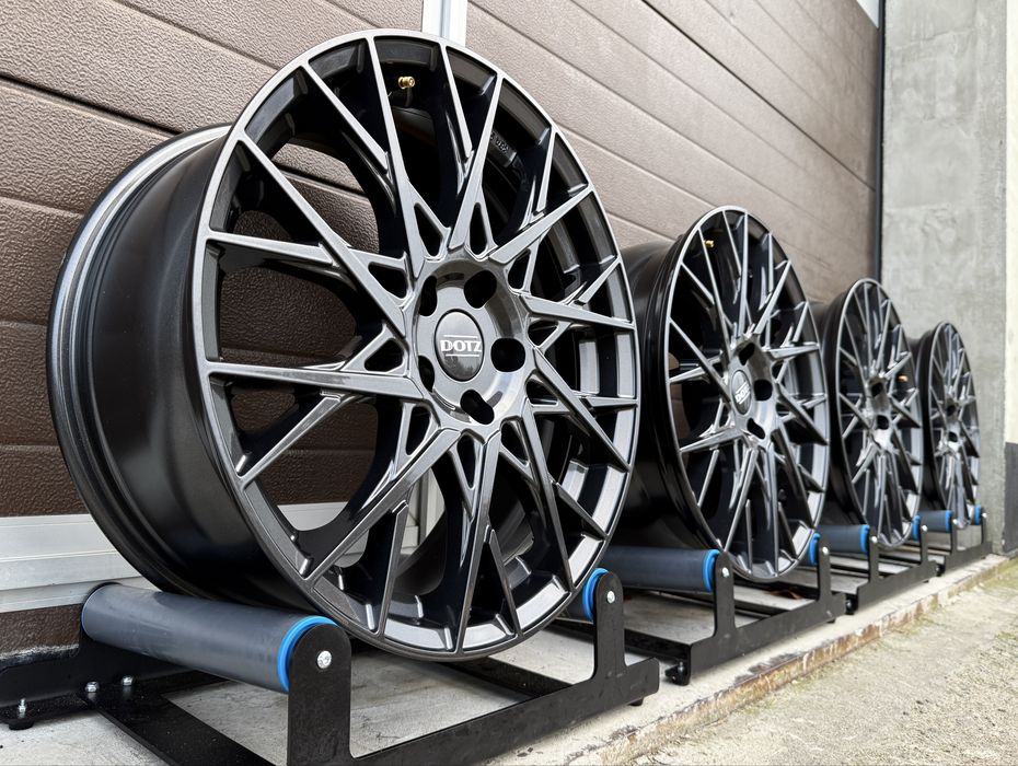 4x felgi aluminiowe GRAFIT 5x108 r18 et45 8J alufelgi Oryginał DOTZ 18