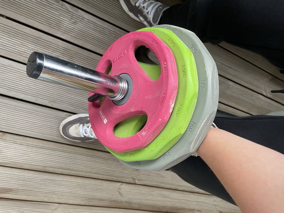 Sztanga sapphire z obciążeniem