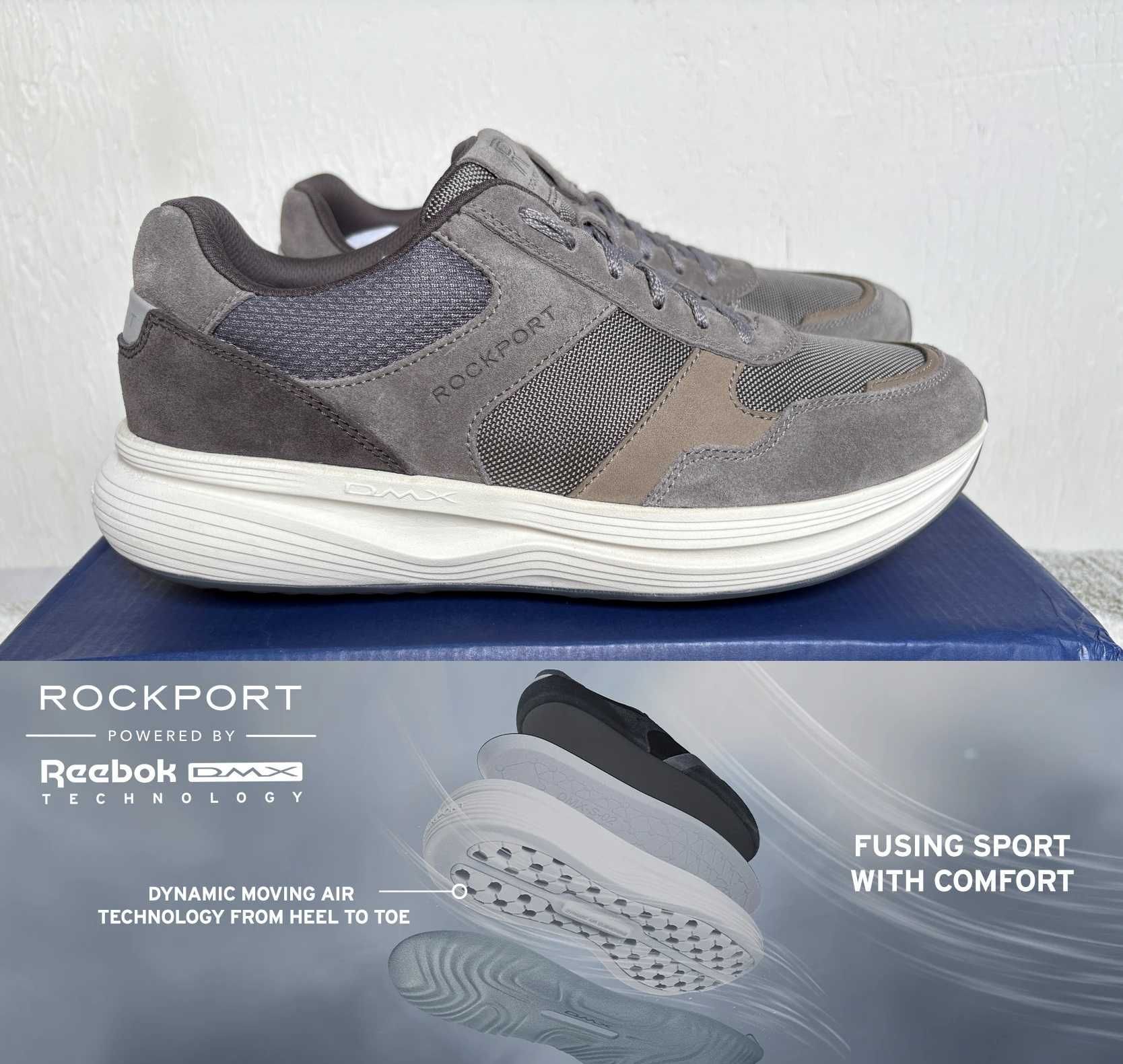 Продам кроссовки Rockport Reebok DMX, 44 р.  US10