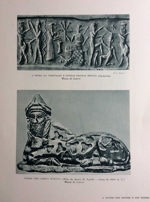 O mundo dos Deuses... Estampas do ano 195? Ver descrição das imagem/s