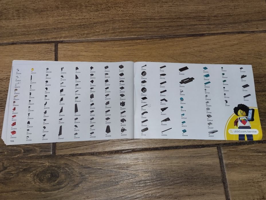 Инструкция от оригинального Лего набора.