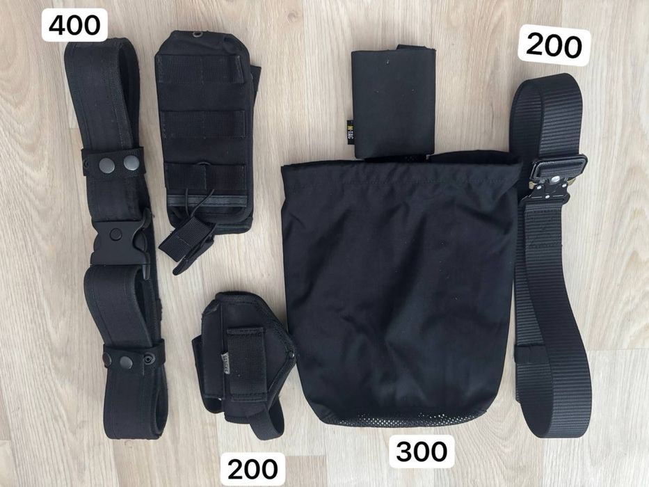 ремінь двоточковий, підсумок магазина, сумка сброса, рукавиці mechanix