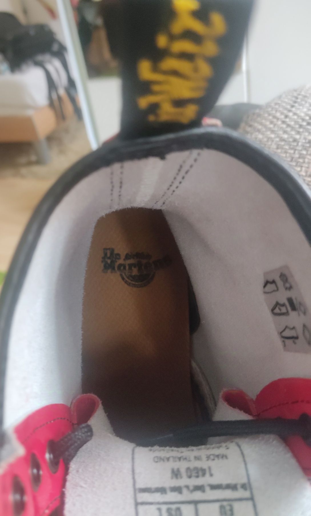 Dr Martens Pascal 1460, czerwone, r. 37