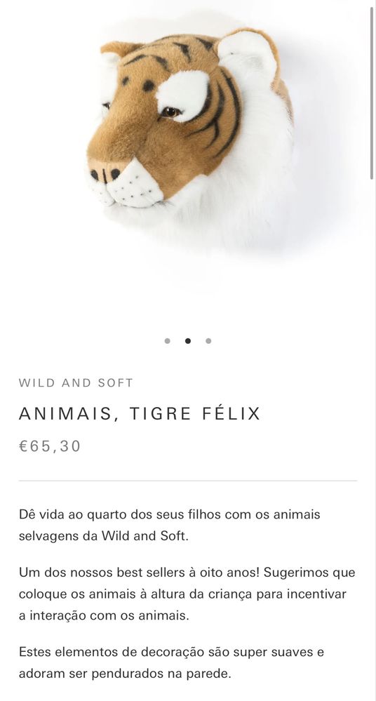 Cabeças animais peluche