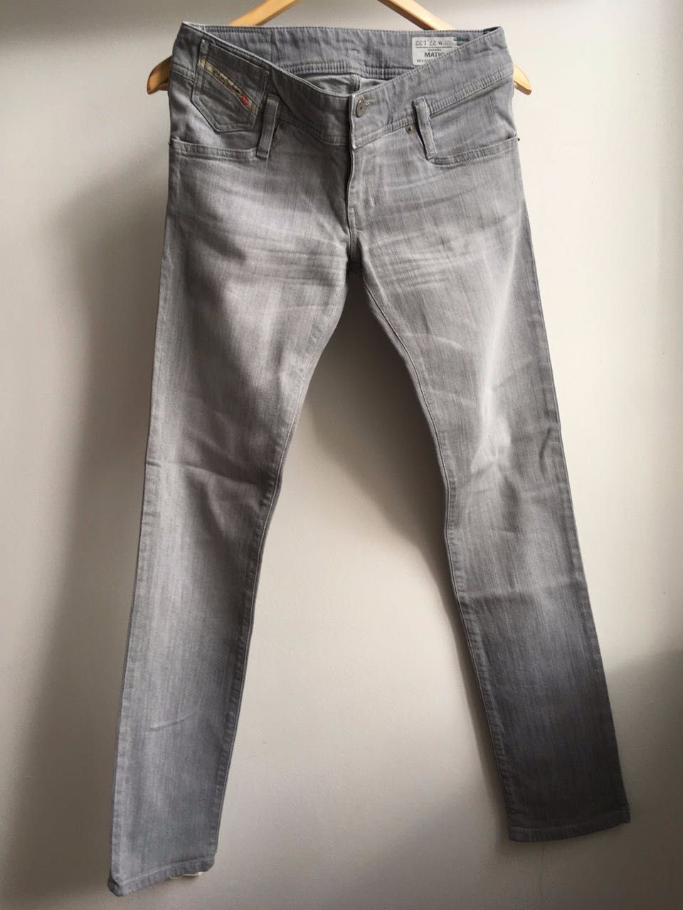DIESEL Matic szare jeansy W27 L32 M