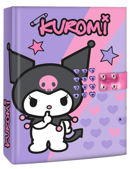 Pamiętnik na kod grający Kuromi KU00025. Kids Euroswan