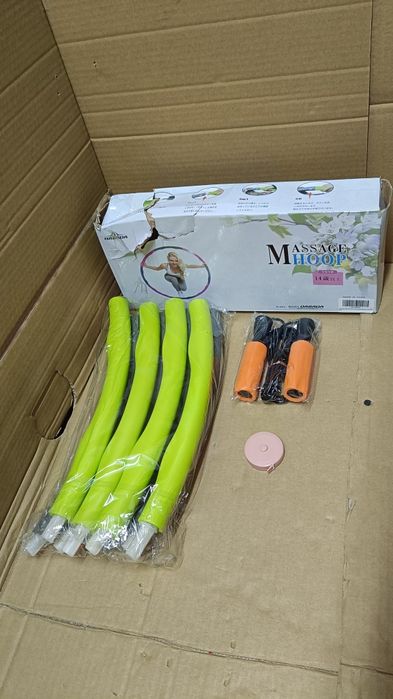 hula hoop Fitness z skakanką 1,2 kg 8 części