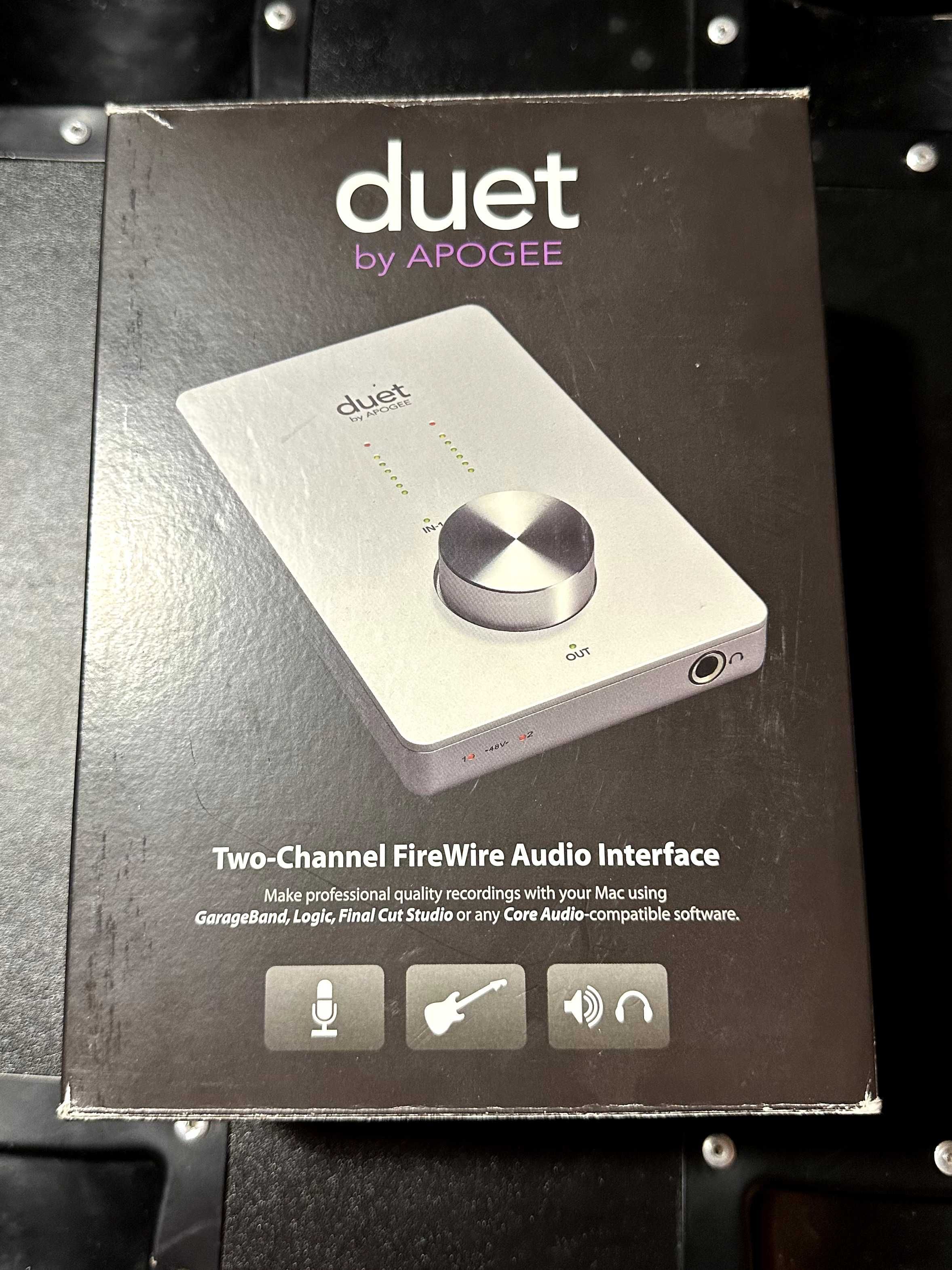 Interfejs audio Apogee Duet karta dźwiękowa