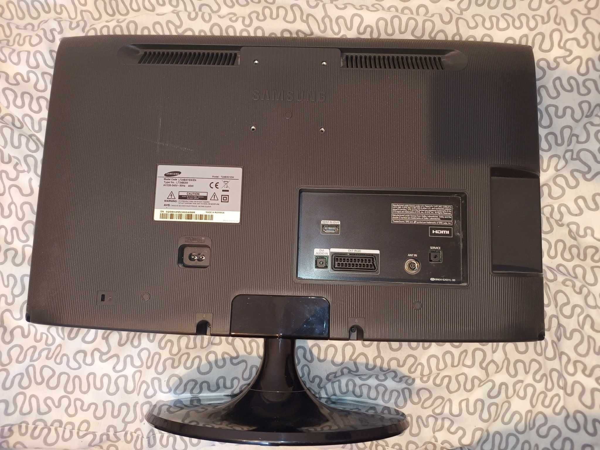 MONITOR LED Samsung 24" T24B301 HDMI z tunerem TV