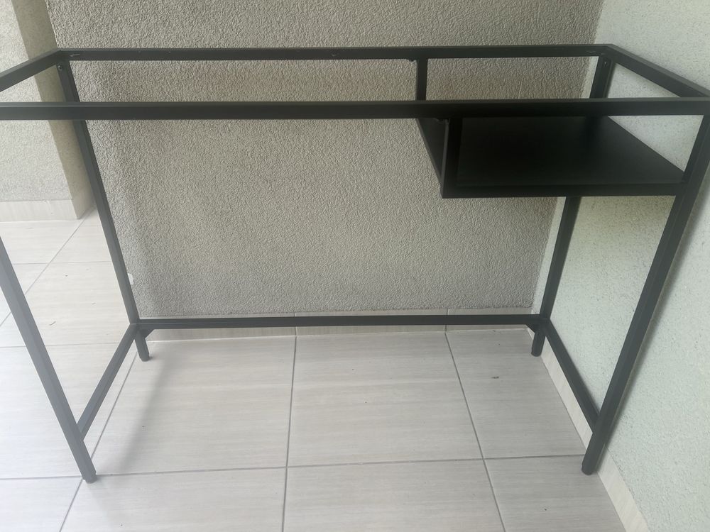 Stelaż metalowy, konsola bez blatu