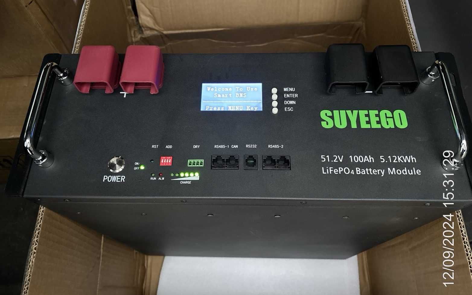 Батарея SUYEEGO  51,2V 100 А/ч 5.12квт, Аккумулятор Lifepo4