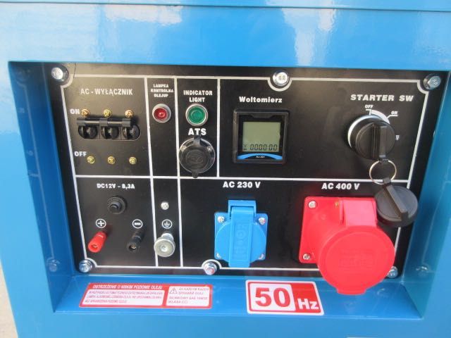agregat prądotwórczy 9 / 10 kW AVR z automatyka ATS diesel PROMOCJA