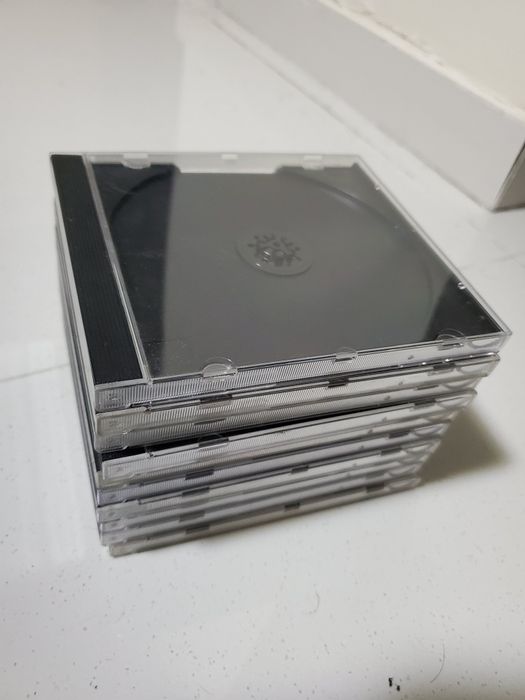 Lotes de caixas de CDs